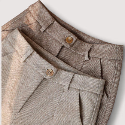 Vera | Helga - Hoch taillierte Slim-Hosen