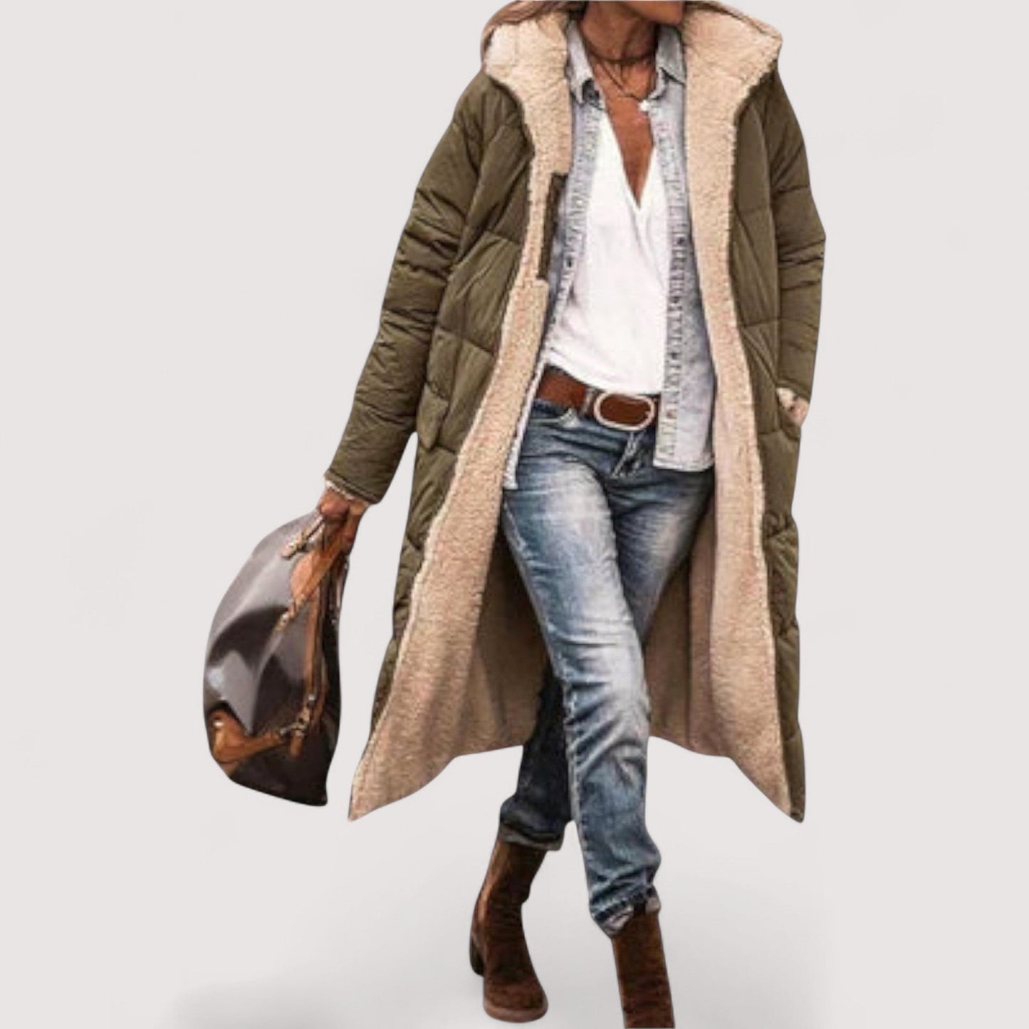 Vera | Kora - Kuscheliger Fell-Futter Mantel