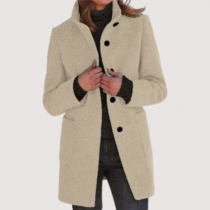 Vera | Amina - Klassischer Mantel aus Wollmix