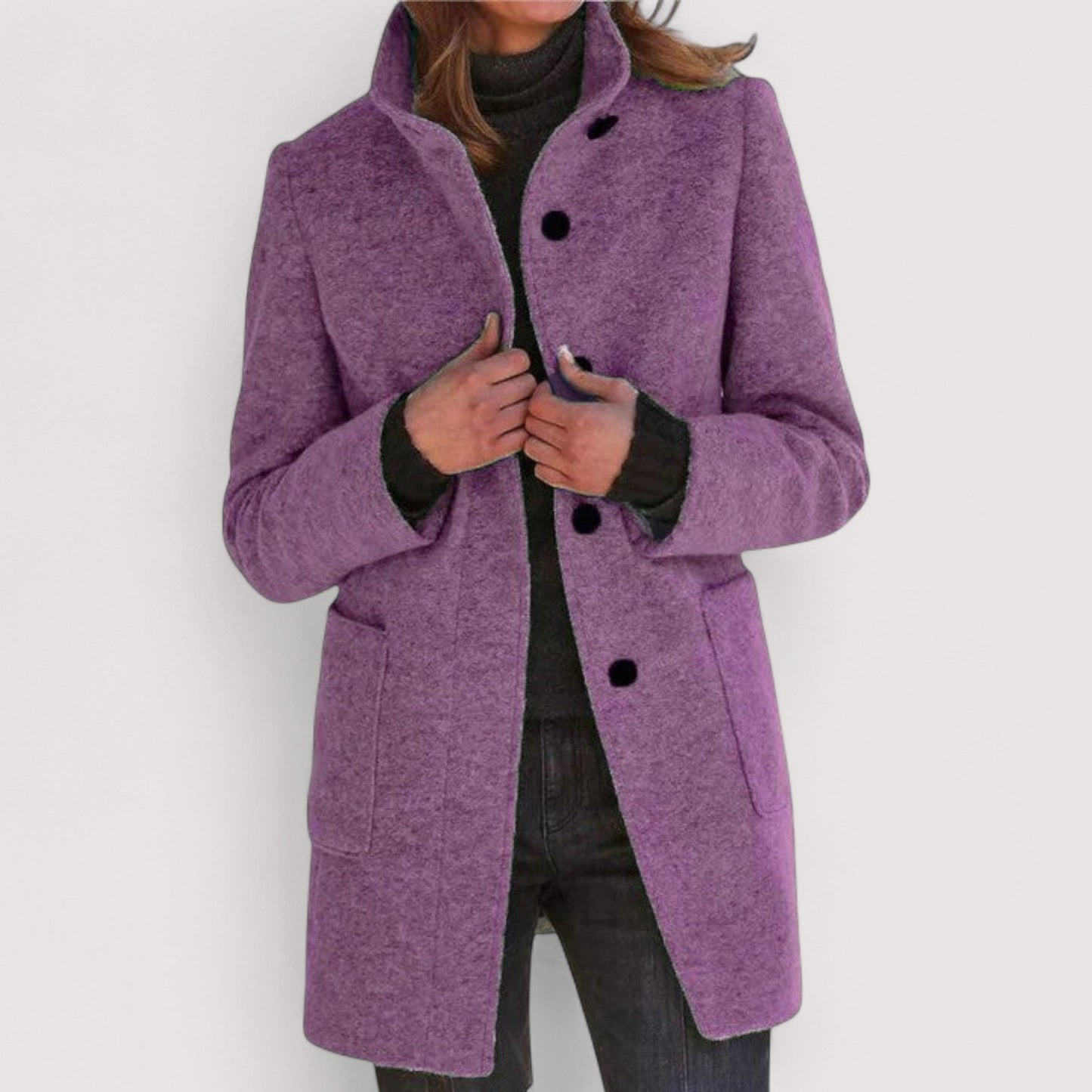 Vera | Amina - Klassischer Mantel aus Wollmix