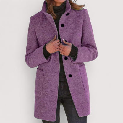 Vera | Amina - Klassischer Mantel aus Wollmix