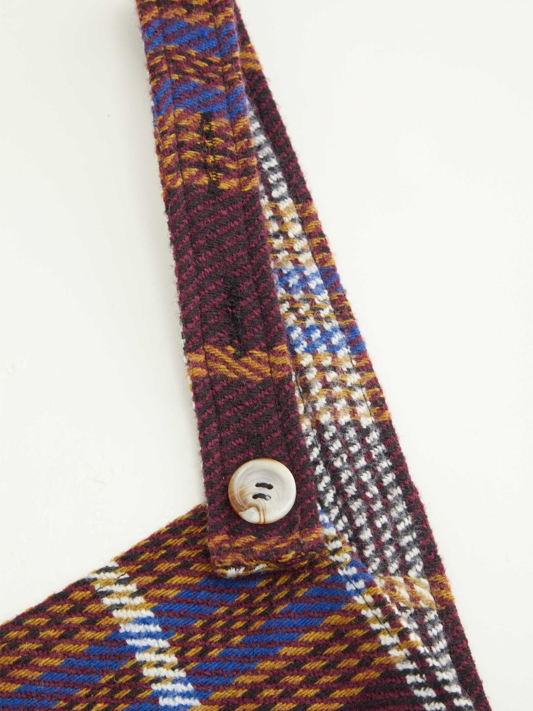Overall mit Tweed-Karomuster und weitem Schnitt für elegante Frauen