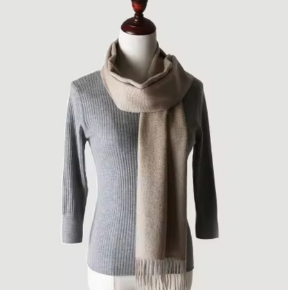 Luxuriöser Frauen Kaschmirschal - Warm & Elegant für Winter