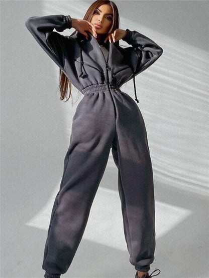 Gemütlicher Jumpsuit für kalte Tage – Stil & Komfort