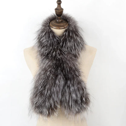 Schal aus edlem Fuchsfell für Damen – stilvoll und warm im Winter
