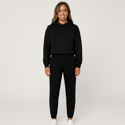 Sets für Damen mit Hoodie und Jogginghose mit Handgelenkspassform