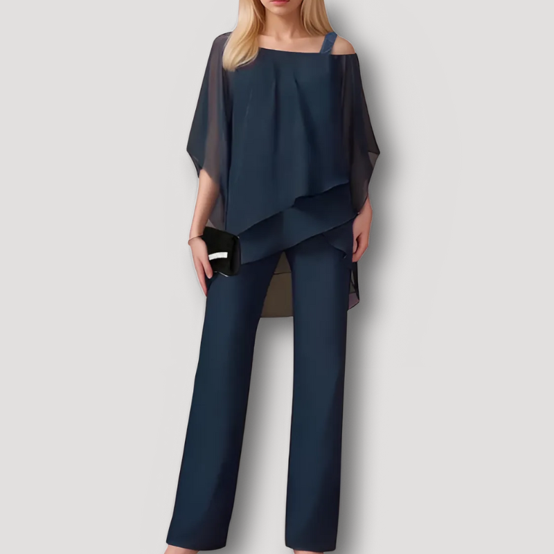 Sets für besondere Anlässe mit eleganter Chiffon-Hose