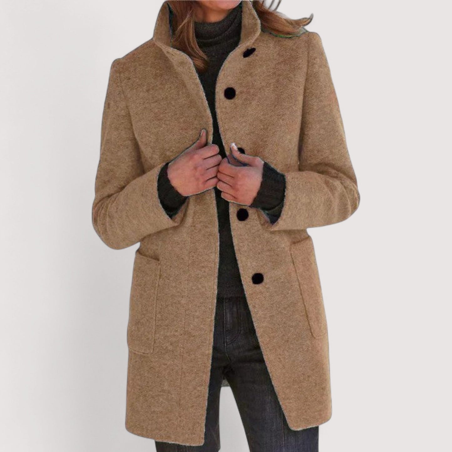 Vera | Amina - Klassischer Mantel aus Wollmix