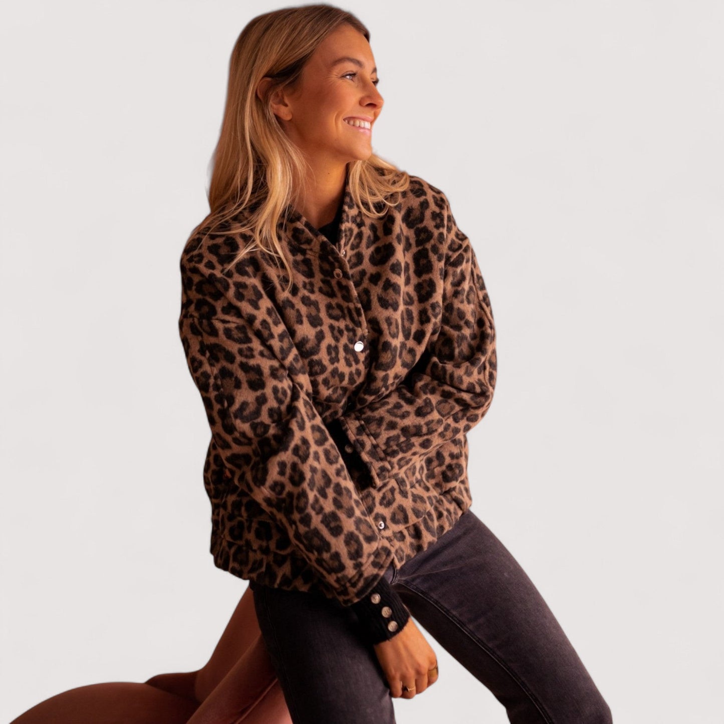 Vera | Paulina Trendige Leopardenjacke