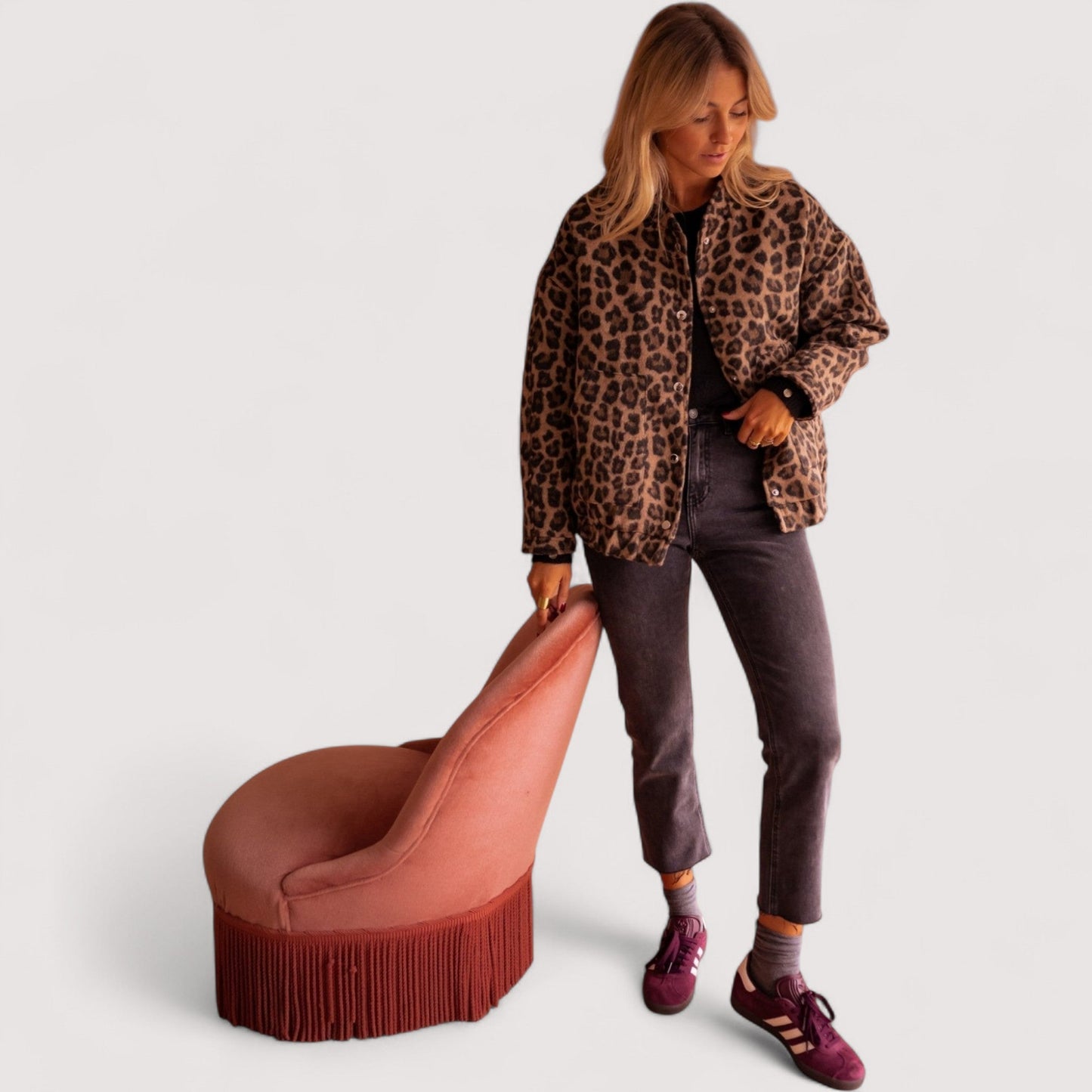 Vera | Paulina Trendige Leopardenjacke