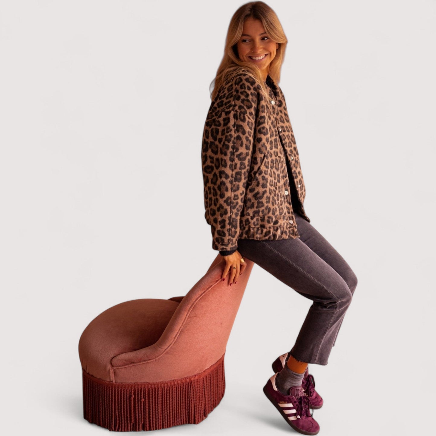 Vera | Paulina Trendige Leopardenjacke