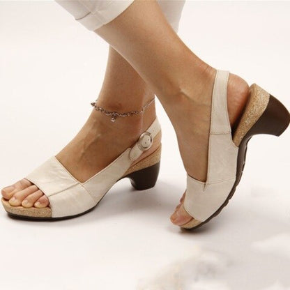 Sandalen mit gepolsterter Sohle und offenem Zehenbereich für Sommerkomfort