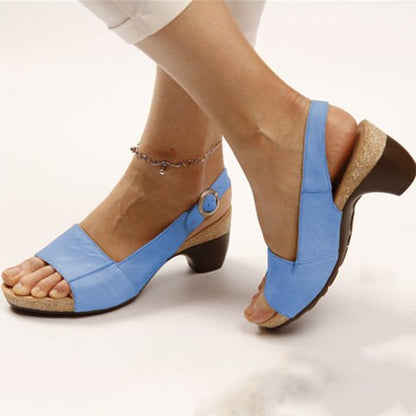 Sandalen mit gepolsterter Sohle und offenem Zehenbereich für Sommerkomfort