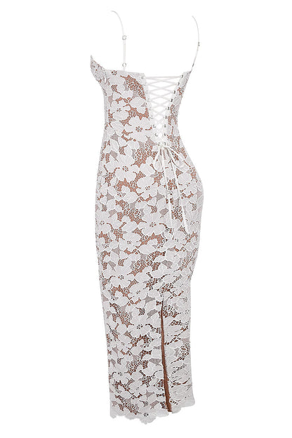 Elegantes Blumen-Kleid Weiß: Perfekt für Frühling & Sommer