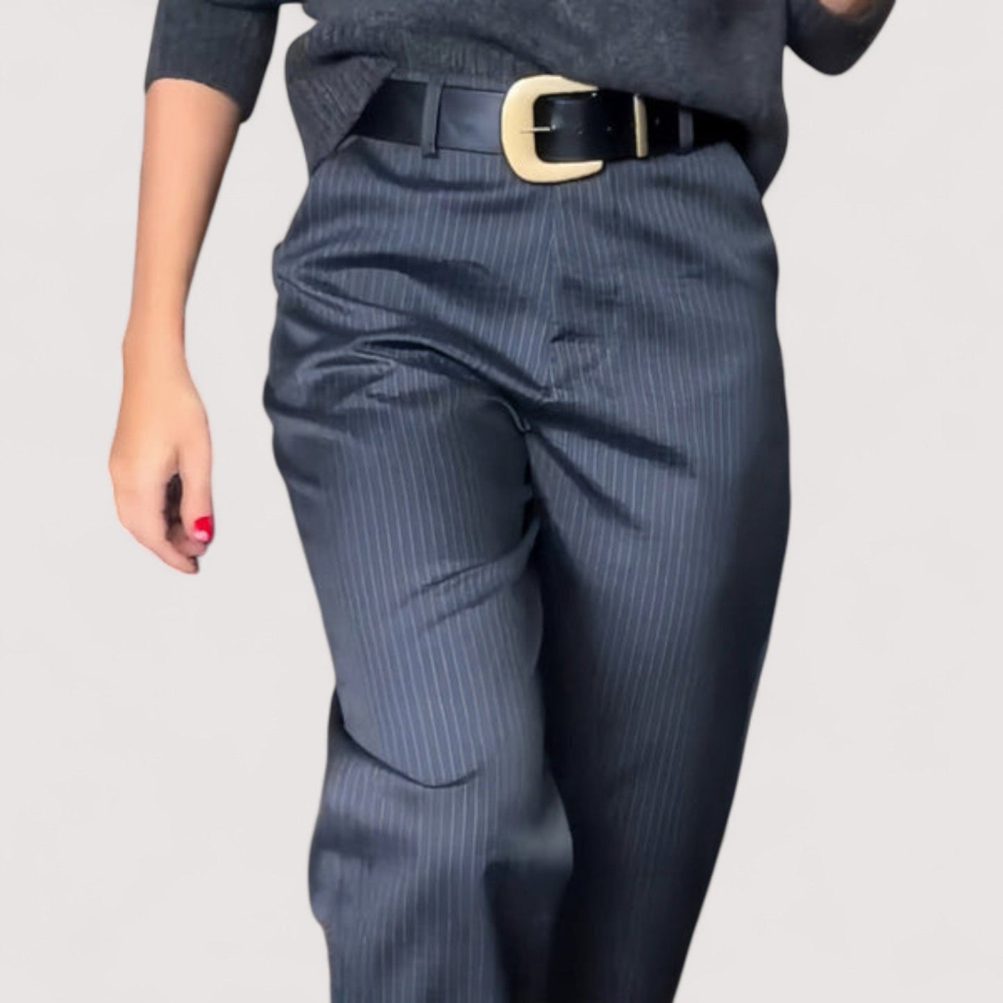 Vera | Bianca - Gestreifte Anzughose